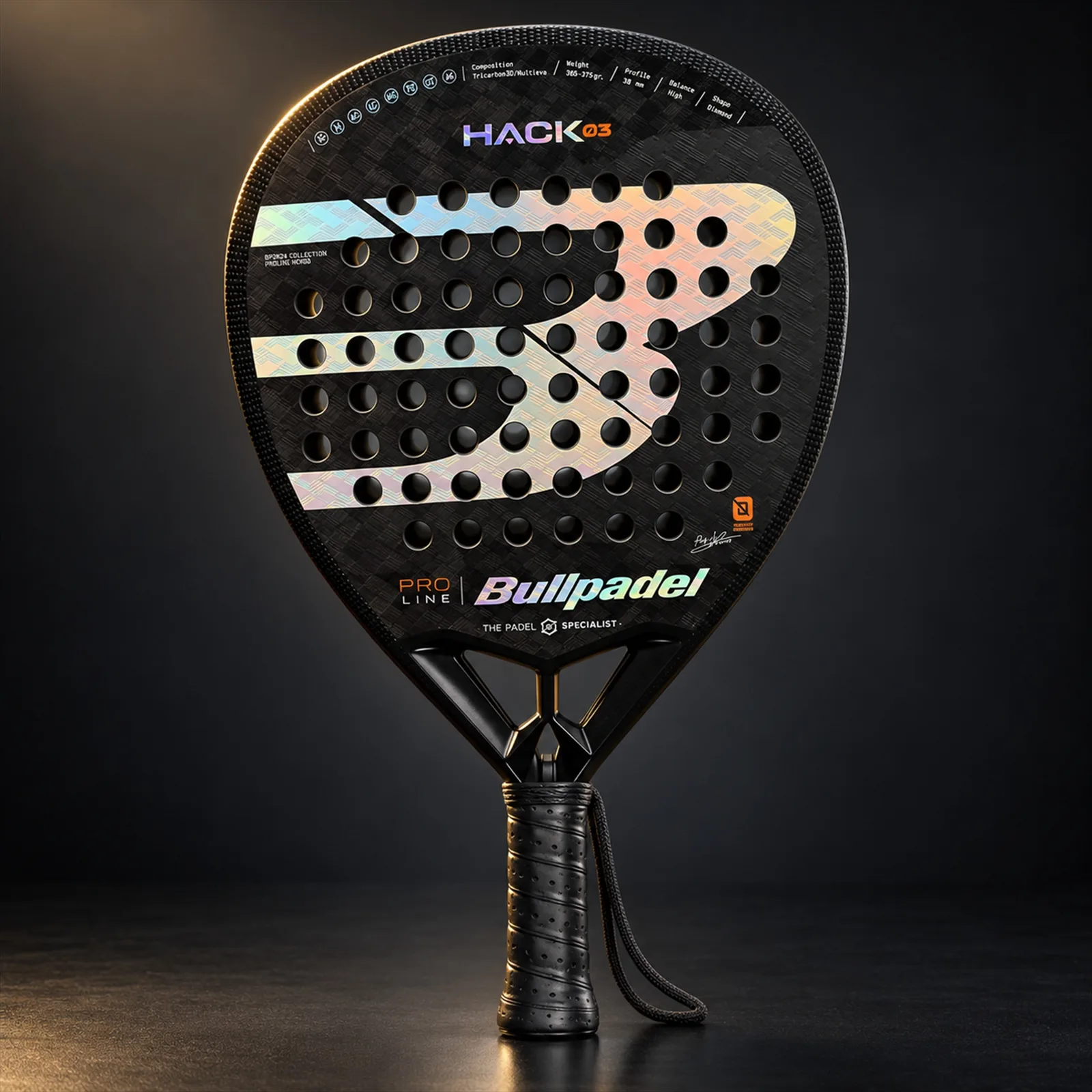 Raquete de Padel Bullpadel Hack 03 2024