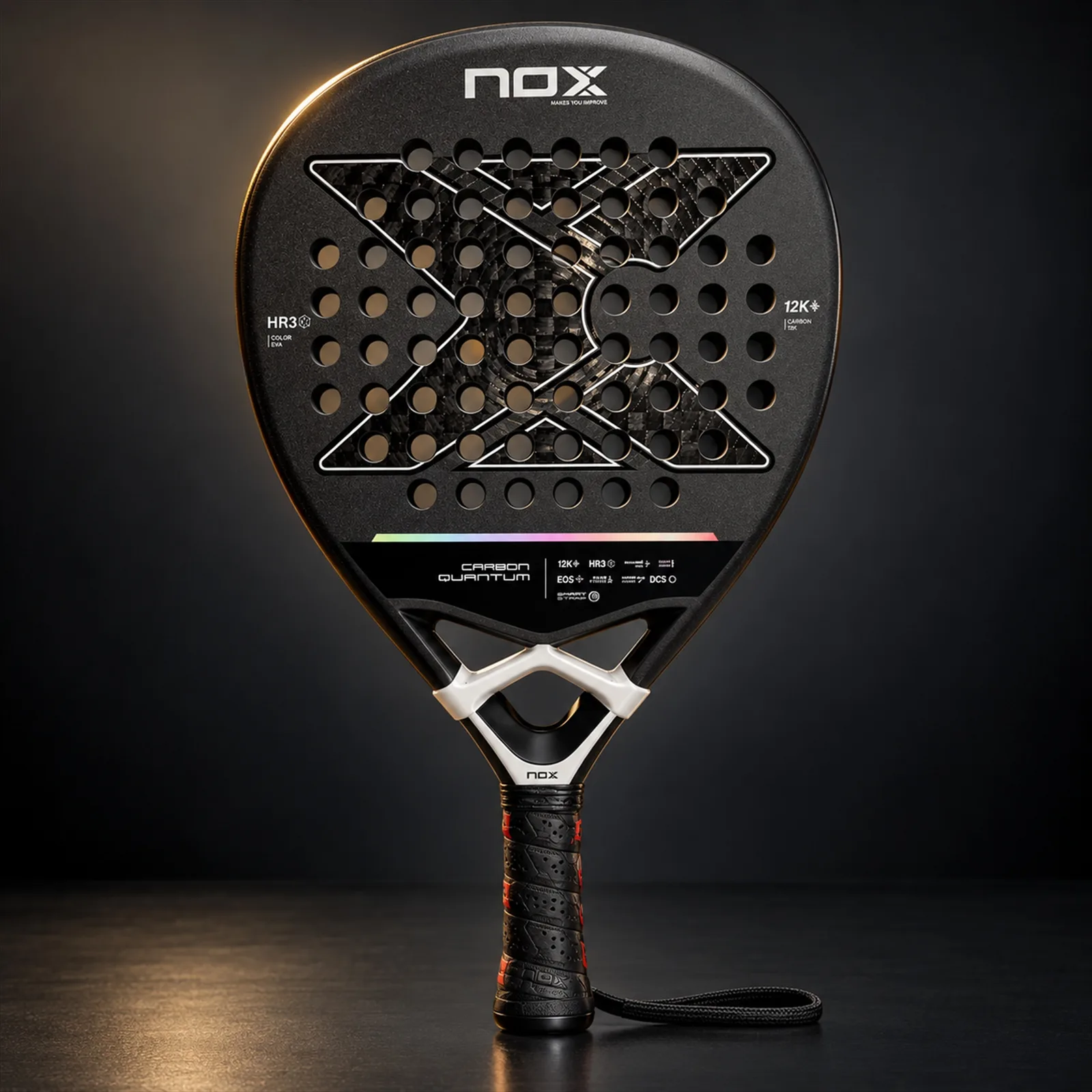 Raquete de Padel NOX Quantum Carbon 12K PLUXQCAR25