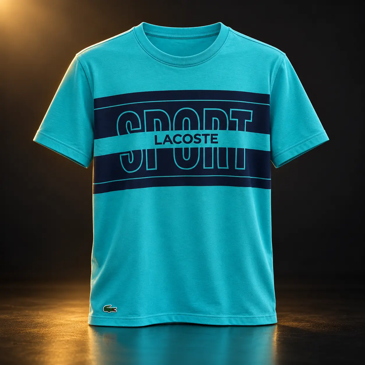 Camiseta Lacoste turquesa Sport