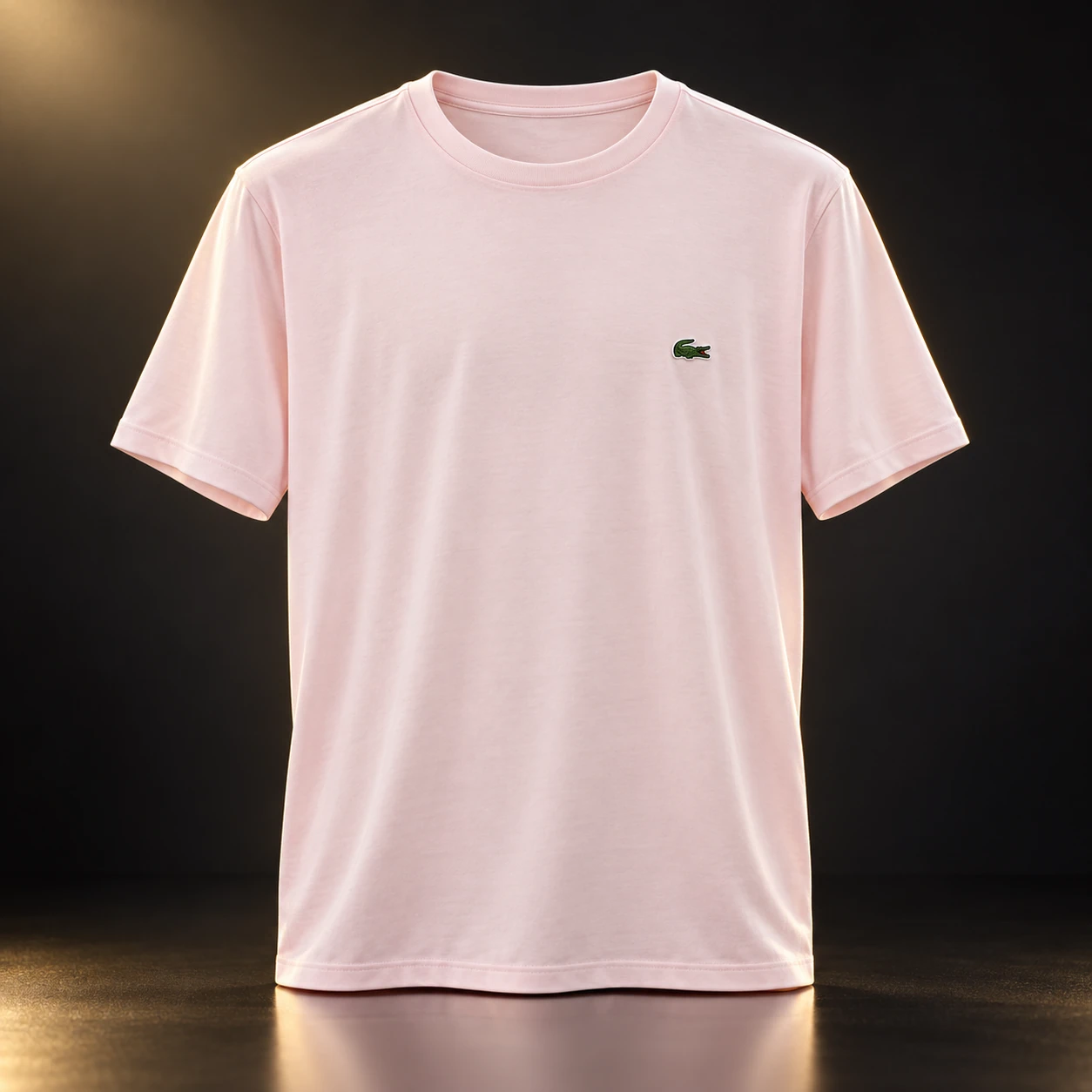 Camiseta Lacoste rosa-clara