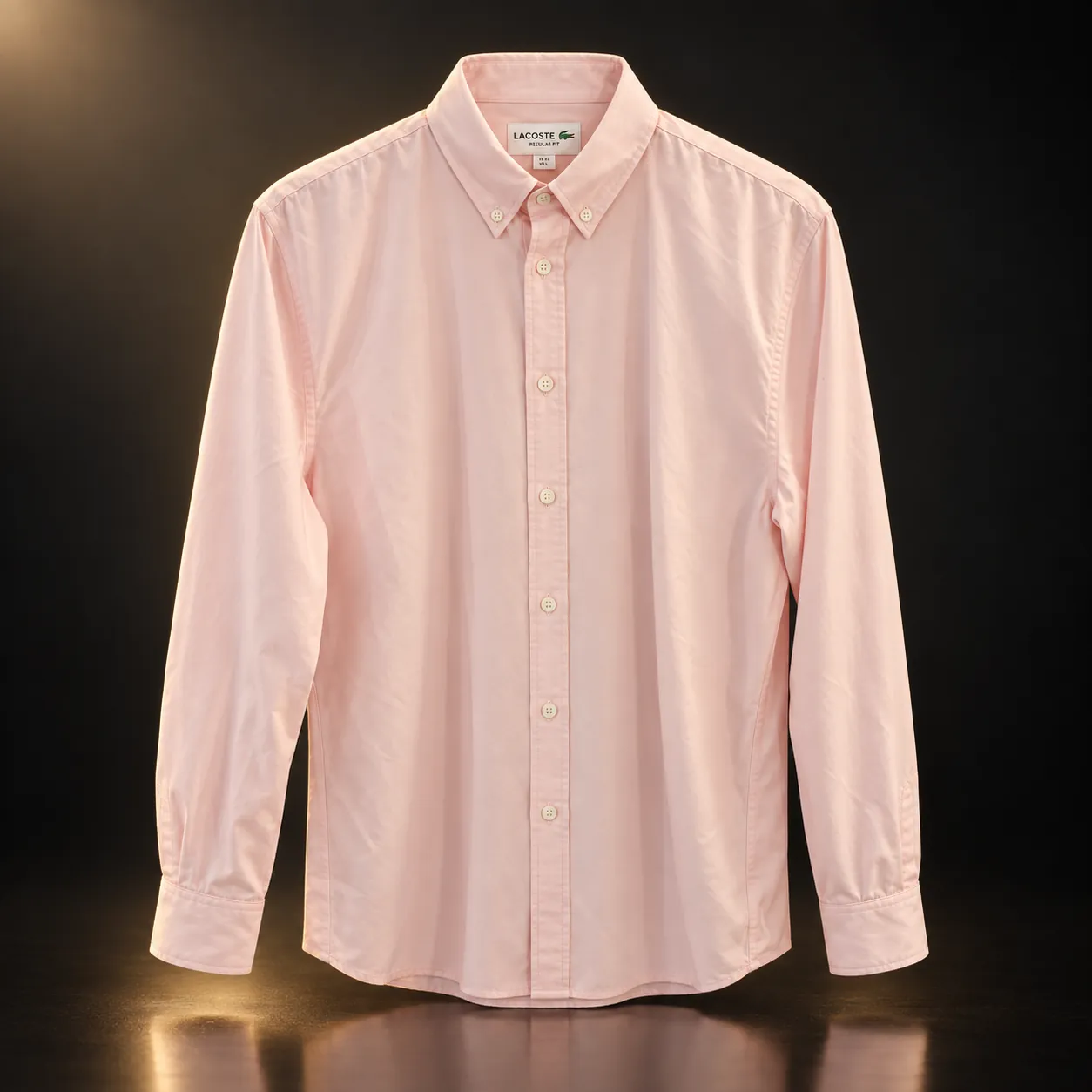 Camisa Lacoste rosa-clara
