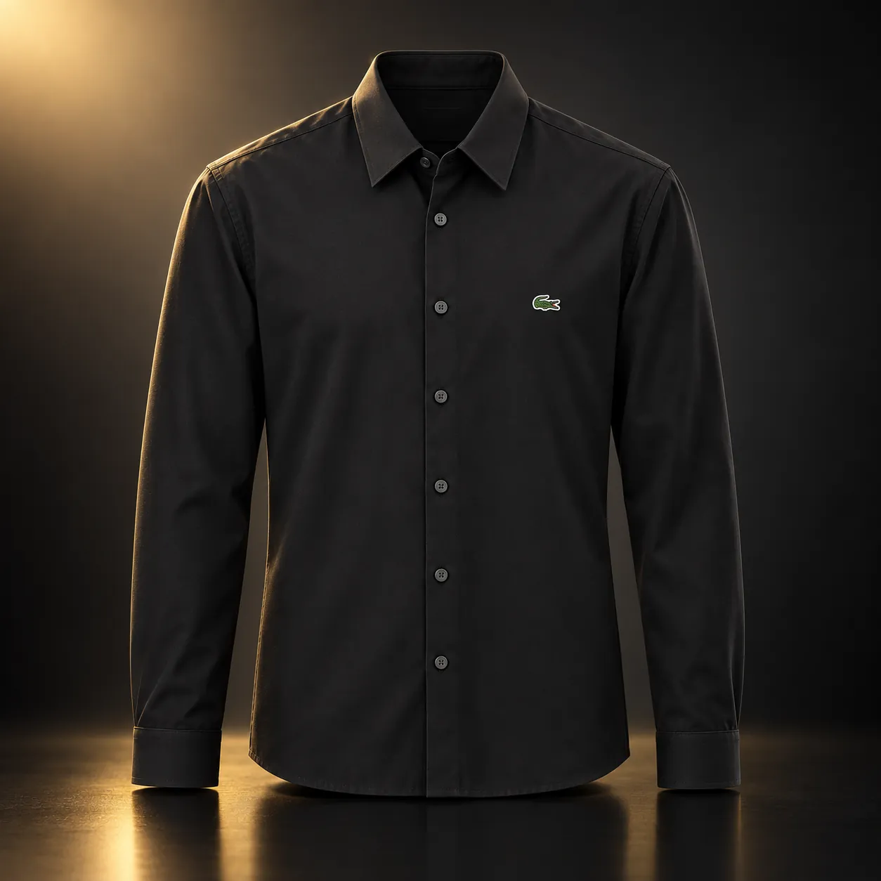 Camisa Lacoste preta