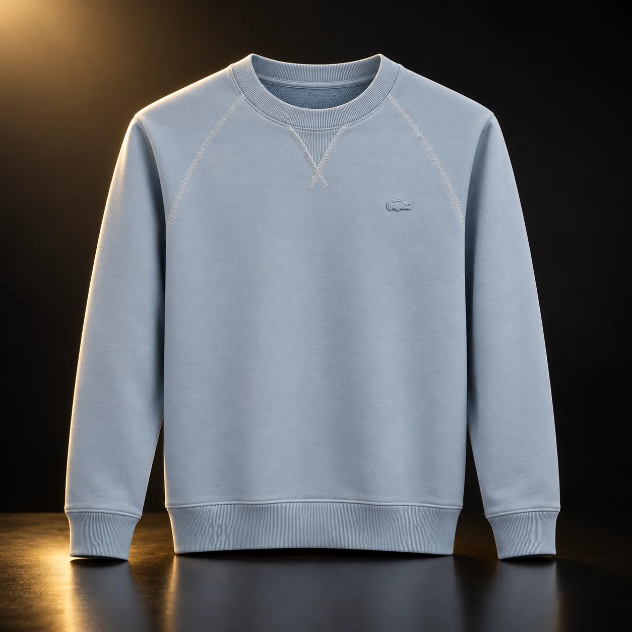 Moletom Lacoste azul-claro