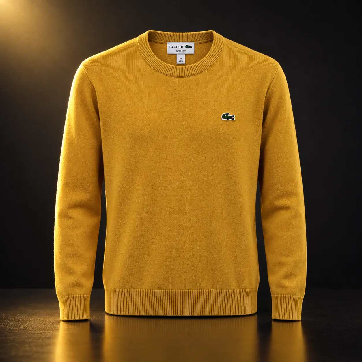 Suéter Lacoste mostarda