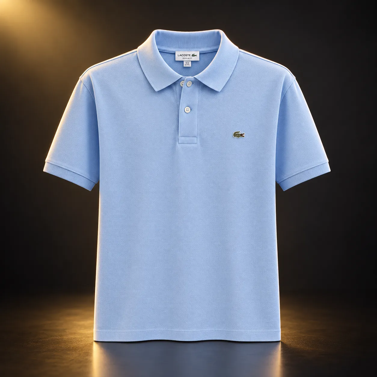 Polo Lacoste azul-celeste