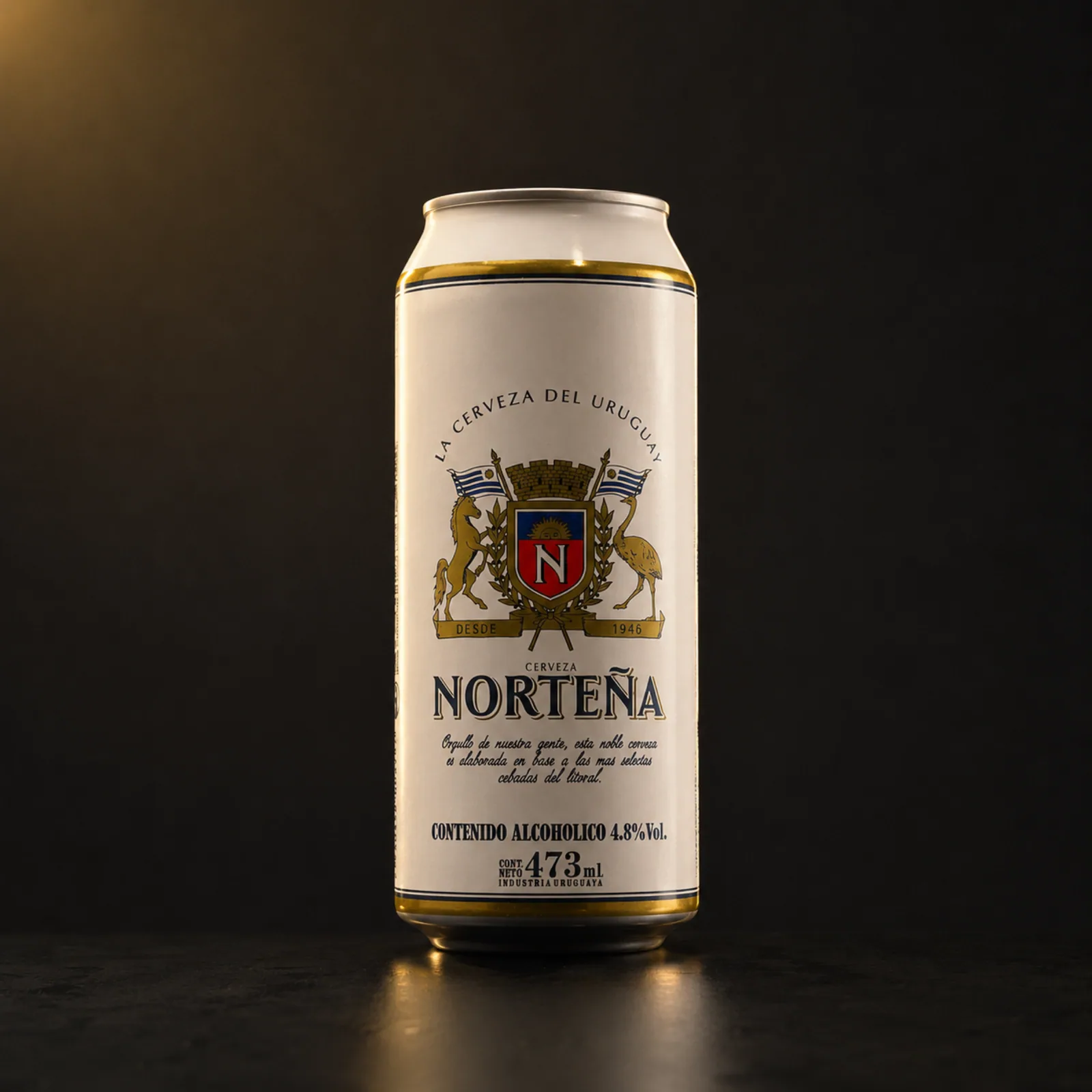 Cerveja Norteña Lager Lata 473ml (Uruguai)