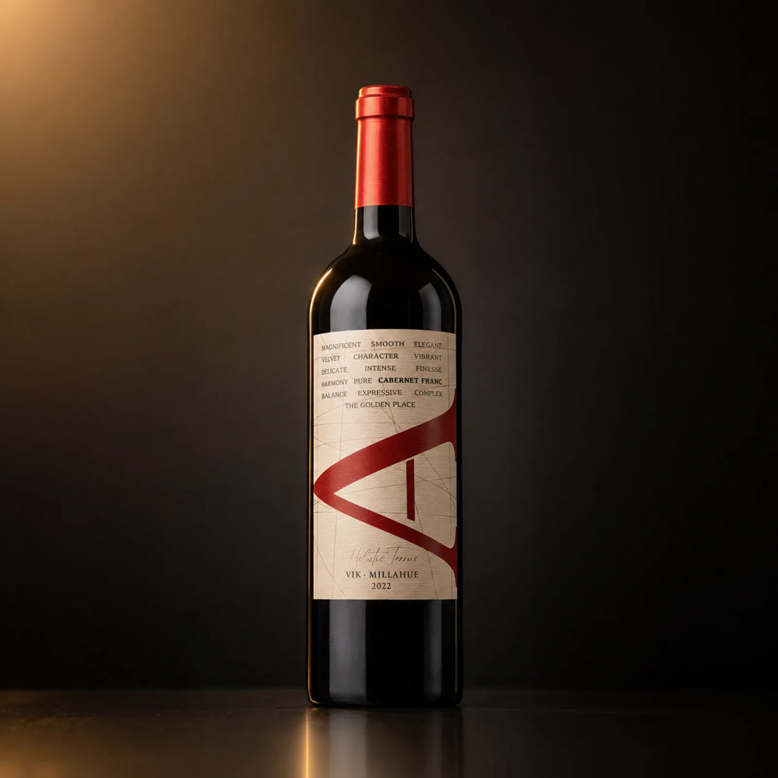 VIK "A" Cabernet Franc 2022 (Viña Vik, Millahue, Valle de Cachapoal)