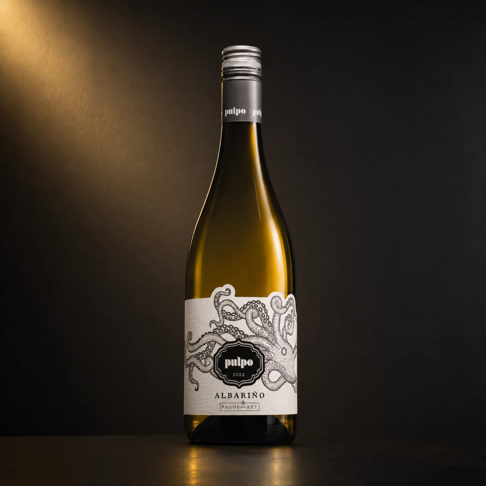 Vinho Branco Pulpo Albariño 2022 (Pagos del Rey)