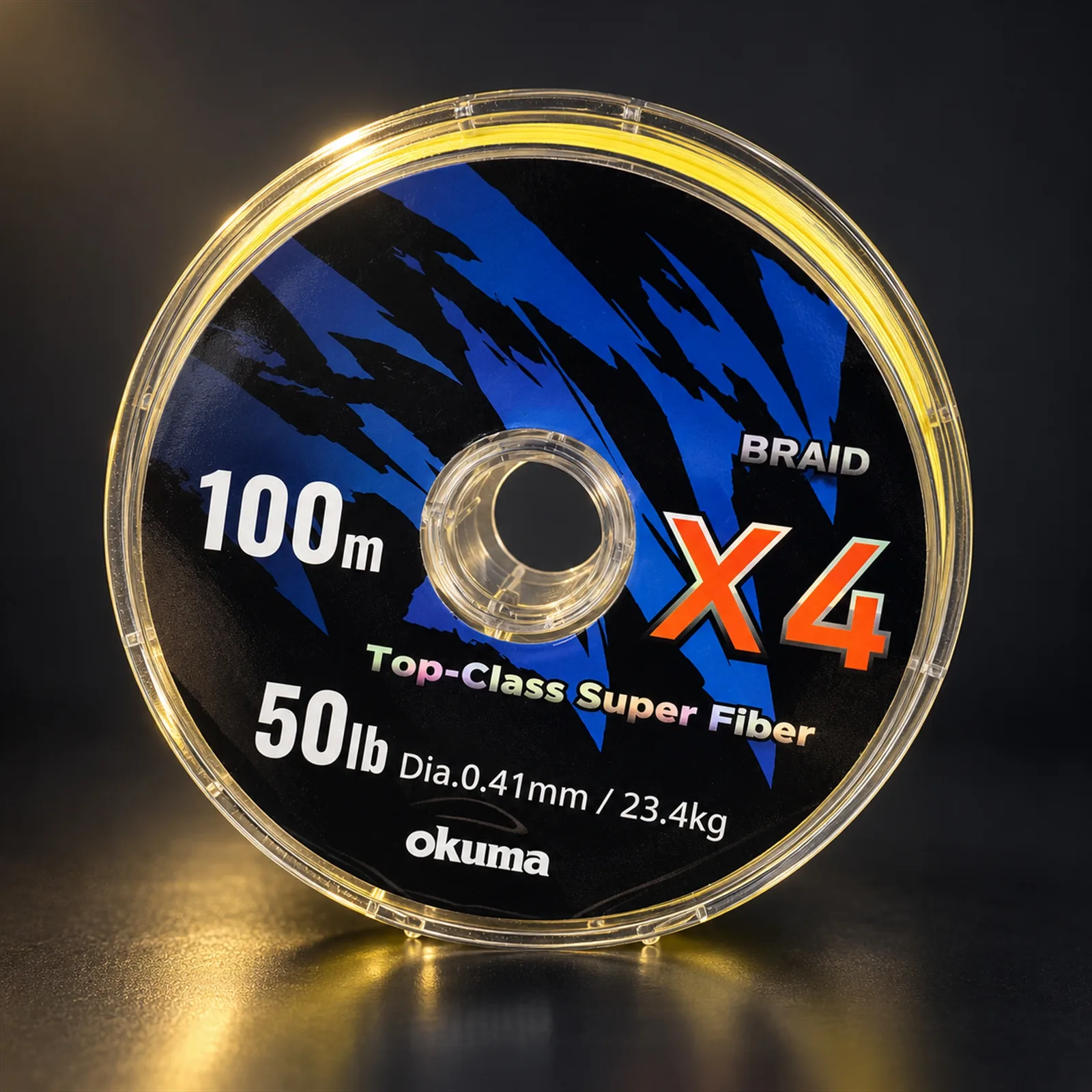 Linha Multifilamento Okuma Braid X4 100 m 0,41 mm