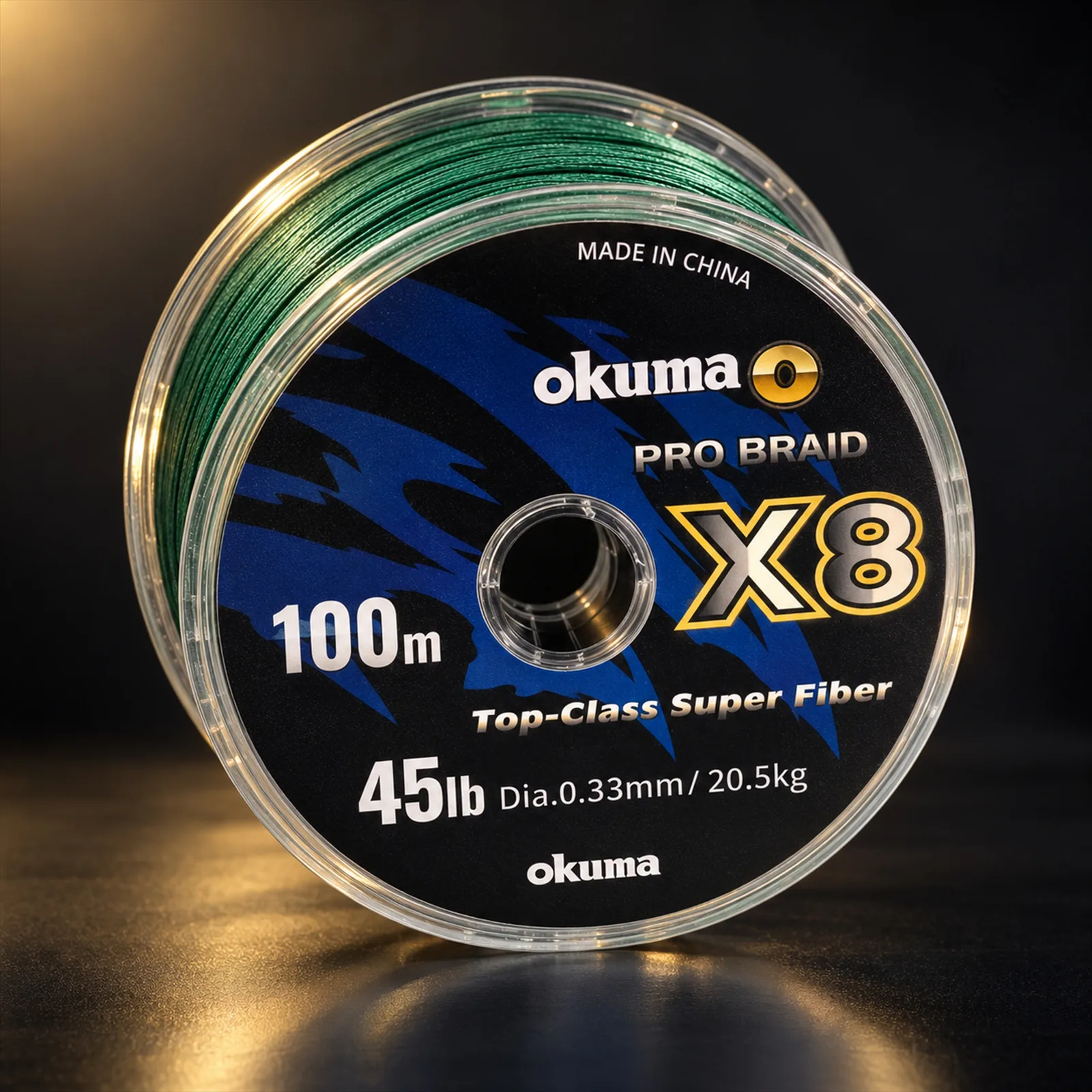 Linha Multifilamento Okuma Braid X8 100 m 0,33 mm