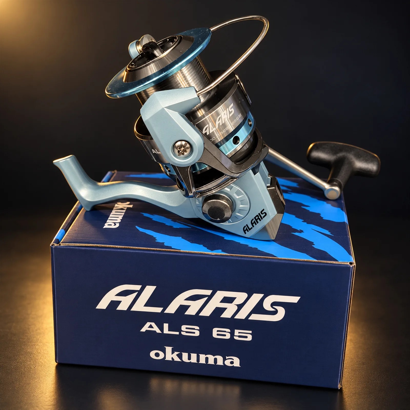 Molinete Okuma Alaris 65 Grafite e Alumínio ALS-65
