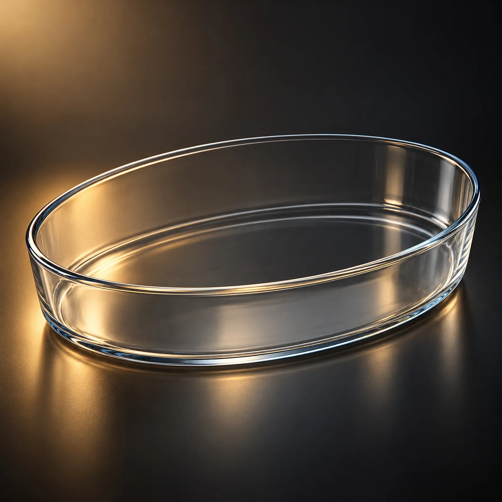 Forma assadeira Pasabahce oval Borcam de vidro 30 x 21 x 6 cm