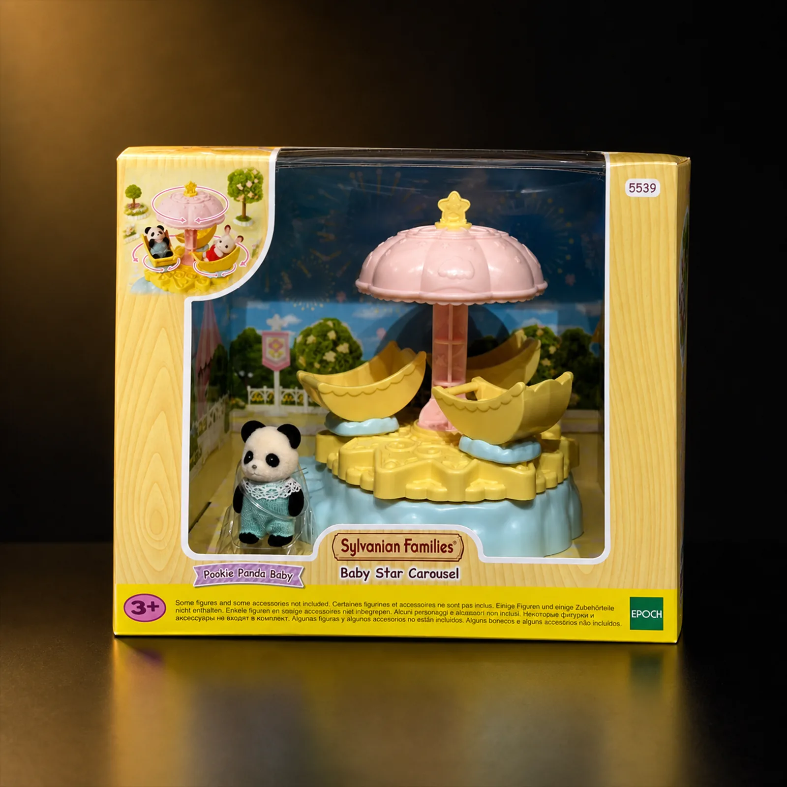 Sylvanian Families Carrossel Baby Star com Panda