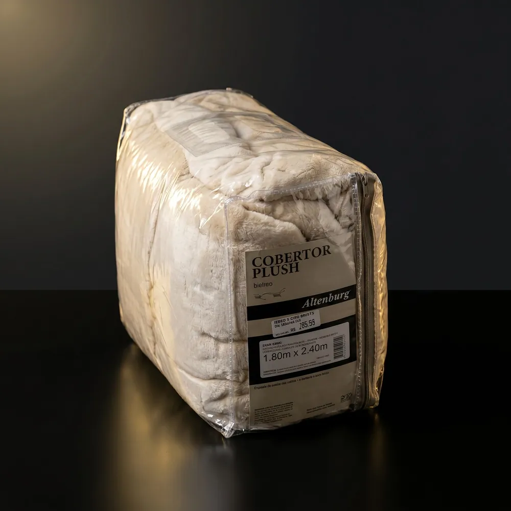 Cobertor Plush Altenburg Bege