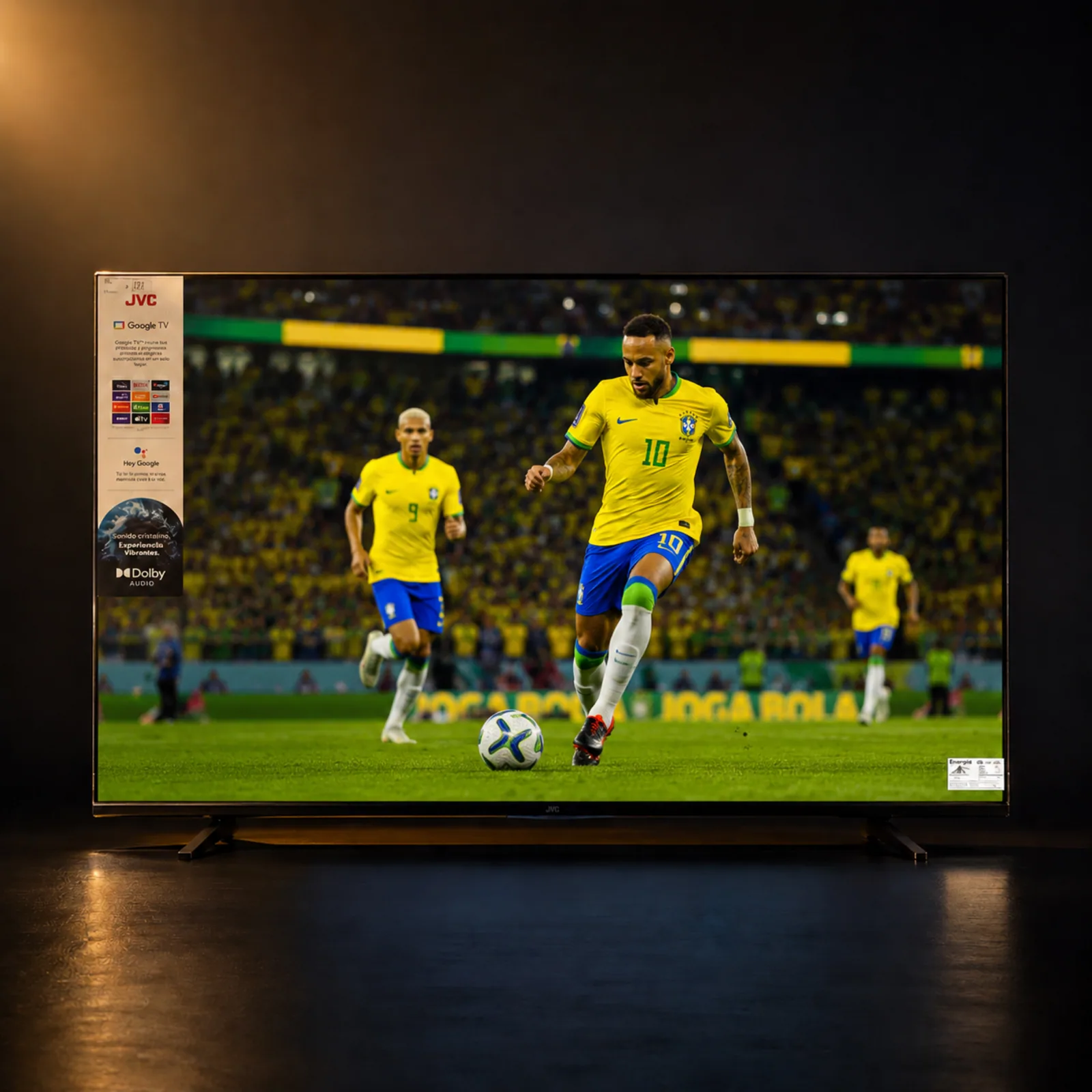 Smart TV JVC 75 Polegadas 4K UHD Google TV (LT-75KB538)