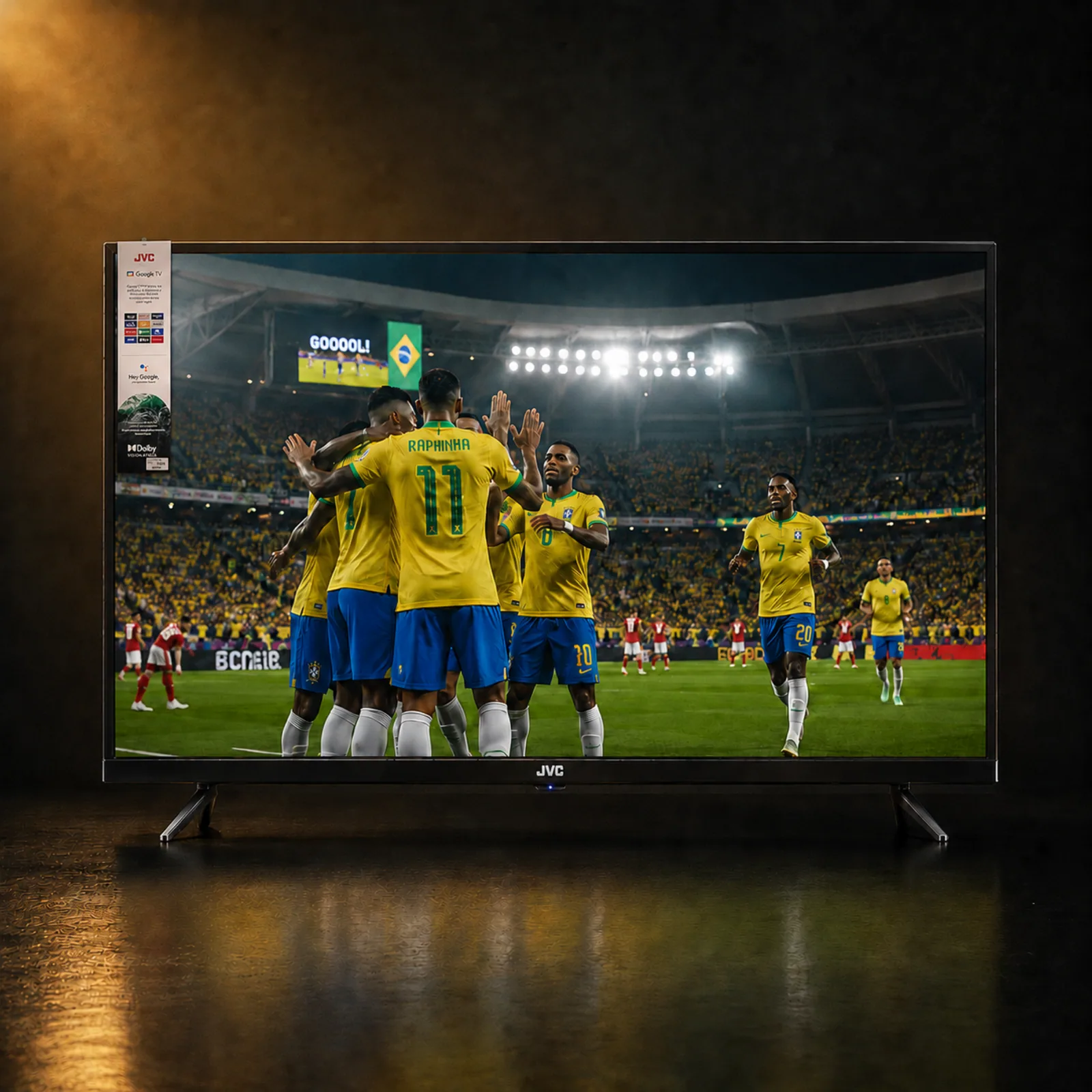 Smart TV JVC 65 Polegadas 4K Google TV (LT-65KB538)