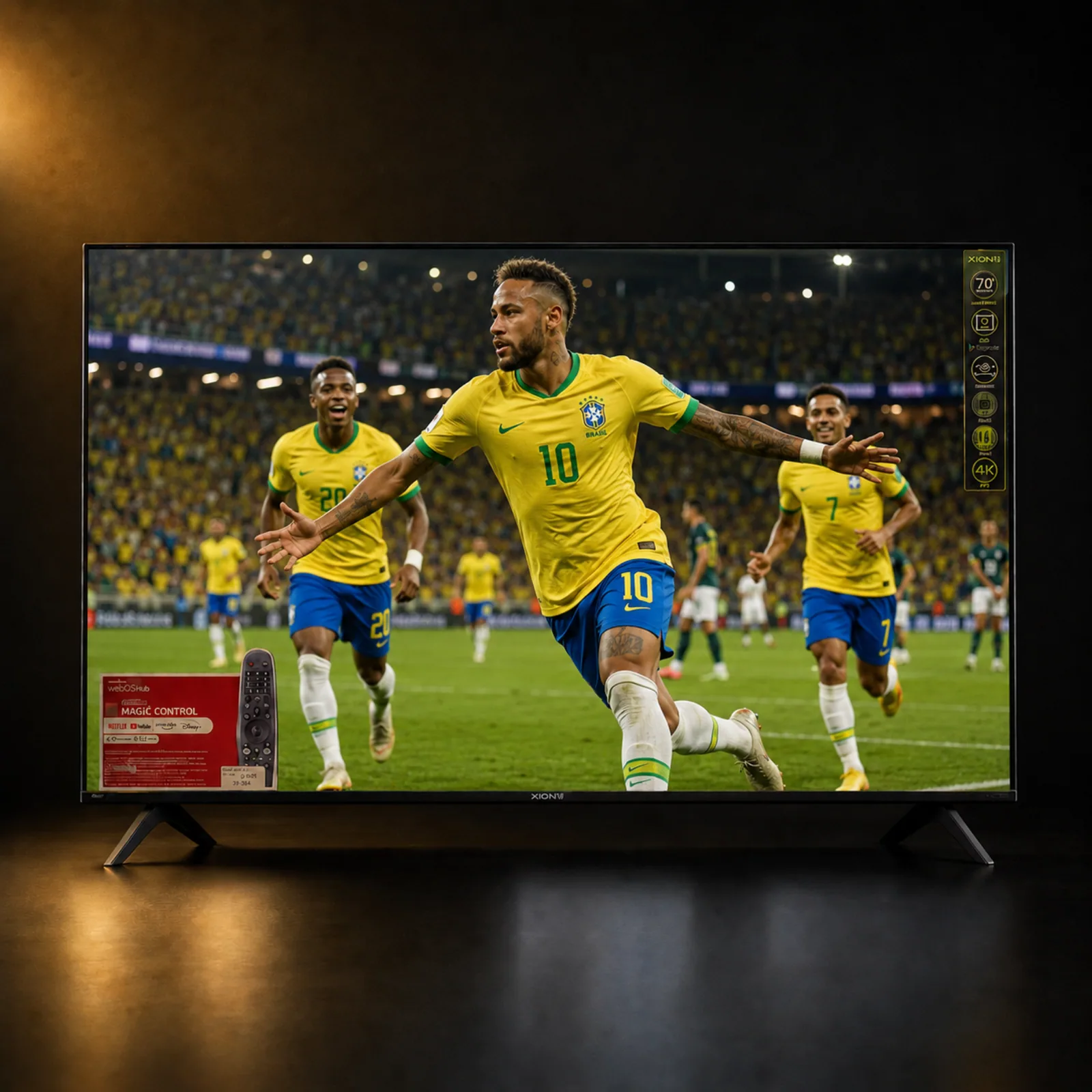 Smart TV Xion XI-LED704KWOS 70" 4K UHD WebOS com Magic Remote (Magic Control)