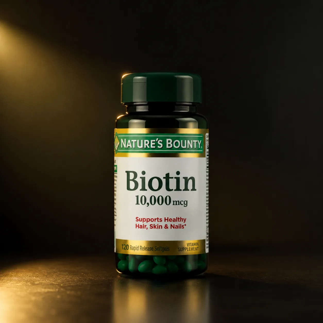 Biotina 10.000mcg, 120 cápsulas softgel
