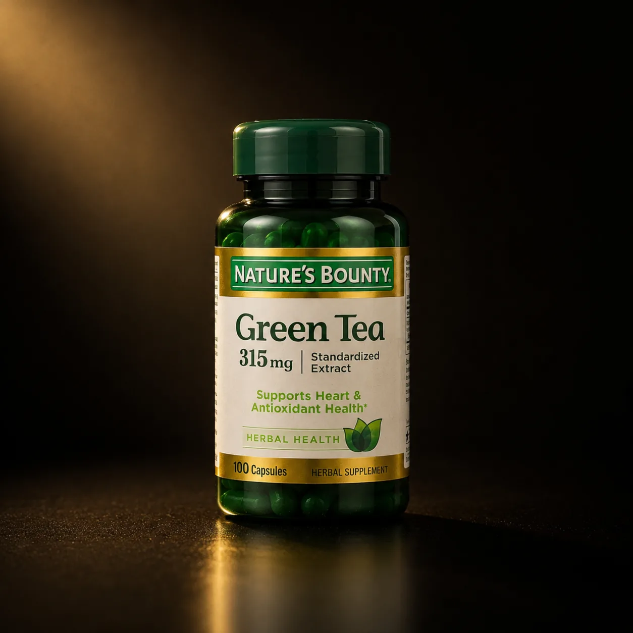 Chá Verde (Green Tea) 315mg extrato padronizado, 100 cápsulas